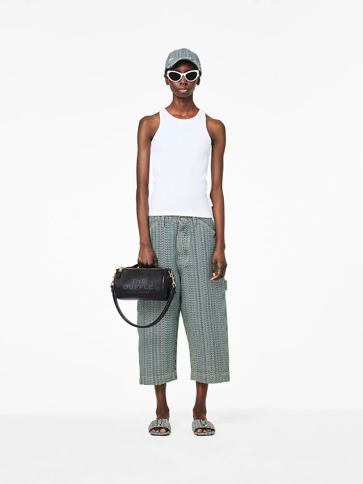 MARC JACOBS | Ledertasche - Umhängetasche THE DUFFLE BAG | schwarz